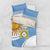 Custom Argentina Football Bedding Set Vamos La Albiceleste - Sky Blue Version - Wonder Print Shop