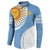 Custom Argentina Football Button Sweatshirt Vamos La Albiceleste - Sky Blue Version - Wonder Print Shop