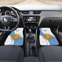 Custom Argentina Football Car Mats Vamos La Albiceleste - Sky Blue Version - Wonder Print Shop