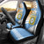 Custom Argentina Football Car Seat Cover Vamos La Albiceleste - Sky Blue Version - Wonder Print Shop