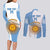 Custom Argentina Football Couples Matching Long Sleeve Bodycon Dress and Long Sleeve Button Shirt Vamos La Albiceleste - Sky Blue Version - Wonder Print Shop