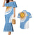 Custom Argentina Football Couples Matching Mermaid Dress and Hawaiian Shirt Vamos La Albiceleste - Sky Blue Version - Wonder Print Shop