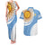 Custom Argentina Football Couples Matching Tank Maxi Dress and Hawaiian Shirt Vamos La Albiceleste - Sky Blue Version - Wonder Print Shop
