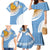 Custom Argentina Football Family Matching Mermaid Dress and Hawaiian Shirt Vamos La Albiceleste - Sky Blue Version - Wonder Print Shop