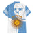 Custom Argentina Football Family Matching Mermaid Dress and Hawaiian Shirt Vamos La Albiceleste - Sky Blue Version - Wonder Print Shop