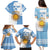 Custom Argentina Football Family Matching Puletasi and Hawaiian Shirt Vamos La Albiceleste - Sky Blue Version - Wonder Print Shop