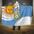 Custom Argentina Football Hooded Blanket Vamos La Albiceleste - Sky Blue Version