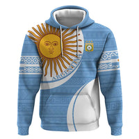 Custom Argentina Football Hoodie Vamos La Albiceleste - Sky Blue Version - Wonder Print Shop