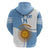 Custom Argentina Football Hoodie Vamos La Albiceleste - Sky Blue Version - Wonder Print Shop