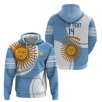 Custom Argentina Football Hoodie Vamos La Albiceleste - Sky Blue Version - Wonder Print Shop