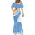 Custom Argentina Football Mermaid Dress Vamos La Albiceleste - Sky Blue Version - Wonder Print Shop