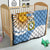Custom Argentina Football Quilt Vamos La Albiceleste - Sky Blue Version - Wonder Print Shop