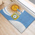 Custom Argentina Football Rubber Doormat Vamos La Albiceleste - Sky Blue Version - Wonder Print Shop