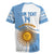 Custom Argentina Football Rugby Jersey Vamos La Albiceleste - Sky Blue Version - Wonder Print Shop
