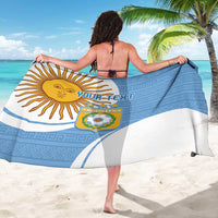 Custom Argentina Football Sarong Vamos La Albiceleste - Sky Blue Version - Wonder Print Shop