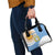 Custom Argentina Football Shoulder Handbag Vamos La Albiceleste - Sky Blue Version