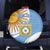 Custom Argentina Football Spare Tire Cover Vamos La Albiceleste - Sky Blue Version - Wonder Print Shop