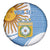 Custom Argentina Football Spare Tire Cover Vamos La Albiceleste - Sky Blue Version - Wonder Print Shop