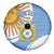 Custom Argentina Football Spare Tire Cover Vamos La Albiceleste - Sky Blue Version - Wonder Print Shop