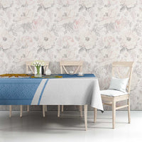 Custom Argentina Football Tablecloth Vamos La Albiceleste - Sky Blue Version - Wonder Print Shop
