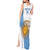 Custom Argentina Football Tank Maxi Dress Vamos La Albiceleste - Sky Blue Version - Wonder Print Shop