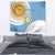 Custom Argentina Football Tapestry Vamos La Albiceleste - Sky Blue Version - Wonder Print Shop