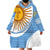 Custom Argentina Football Wearable Blanket Hoodie Vamos La Albiceleste - Sky Blue Version - Wonder Print Shop