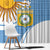 Custom Argentina Football Window Curtain Vamos La Albiceleste - Sky Blue Version - Wonder Print Shop
