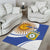 Custom Argentina Football Area Rug Vamos La Albiceleste - Navy Blue Version - Wonder Print Shop