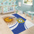 Custom Argentina Football Area Rug Vamos La Albiceleste - Navy Blue Version - Wonder Print Shop