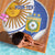 Custom Argentina Football Beach Blanket Vamos La Albiceleste - Navy Blue Version - Wonder Print Shop