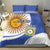 Custom Argentina Football Bedding Set Vamos La Albiceleste - Navy Blue Version - Wonder Print Shop