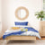 Custom Argentina Football Bedding Set Vamos La Albiceleste - Navy Blue Version - Wonder Print Shop