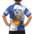 Custom Argentina Football Family Matching Puletasi and Hawaiian Shirt Vamos La Albiceleste - Navy Blue Version - Wonder Print Shop