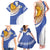 Custom Argentina Football Family Matching Tank Maxi Dress and Hawaiian Shirt Vamos La Albiceleste - Navy Blue Version - Wonder Print Shop