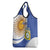 Custom Argentina Football Grocery Bag Vamos La Albiceleste - Navy Blue Version