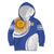 Custom Argentina Football Kid Hoodie Vamos La Albiceleste - Navy Blue Version - Wonder Print Shop