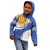 Custom Argentina Football Kid Hoodie Vamos La Albiceleste - Navy Blue Version - Wonder Print Shop