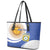 Custom Argentina Football Leather Tote Bag Vamos La Albiceleste - Navy Blue Version - Wonder Print Shop