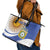 Custom Argentina Football Leather Tote Bag Vamos La Albiceleste - Navy Blue Version - Wonder Print Shop