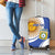 Custom Argentina Football Luggage Cover Vamos La Albiceleste - Navy Blue Version - Wonder Print Shop