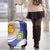 Custom Argentina Football Luggage Cover Vamos La Albiceleste - Navy Blue Version - Wonder Print Shop