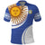 Custom Argentina Football Polo Shirt Vamos La Albiceleste - Navy Blue Version - Wonder Print Shop