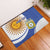 Custom Argentina Football Rubber Doormat Vamos La Albiceleste - Navy Blue Version - Wonder Print Shop