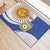 Custom Argentina Football Rubber Doormat Vamos La Albiceleste - Navy Blue Version - Wonder Print Shop