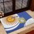 Custom Argentina Football Rubber Doormat Vamos La Albiceleste - Navy Blue Version - Wonder Print Shop