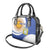 Custom Argentina Football Shoulder Handbag Vamos La Albiceleste - Navy Blue Version