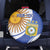 Custom Argentina Football Spare Tire Cover Vamos La Albiceleste - Navy Blue Version - Wonder Print Shop
