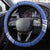 Argentina Football Steering Wheel Cover Vamos La Albiceleste - Navy Blue Version - Wonder Print Shop