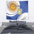 Custom Argentina Football Tapestry Vamos La Albiceleste - Navy Blue Version - Wonder Print Shop